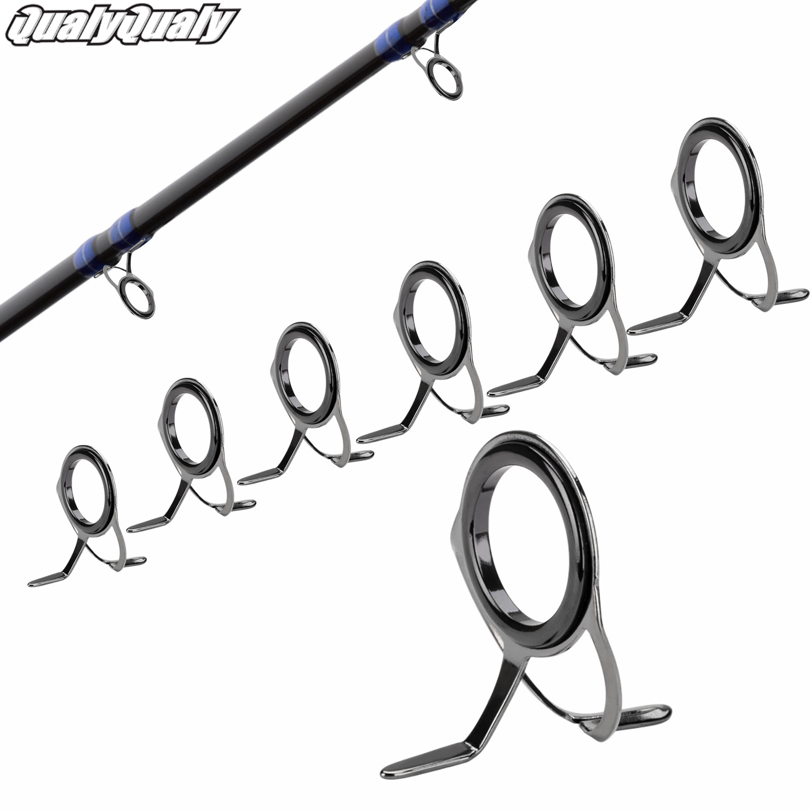 Fishing Rod Guide Replacement - 7 Buah Kit Perbaikan Panduan Joran