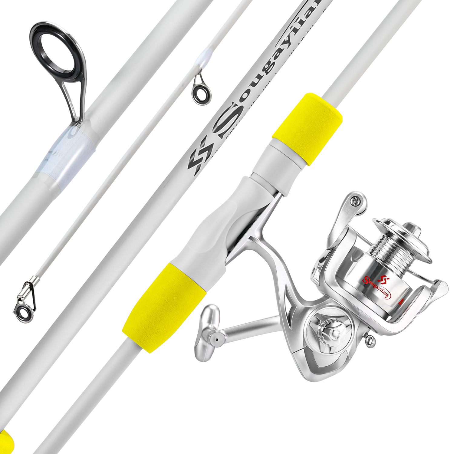 Fishing Rod Carbon Fiber - Sougayilang 2-section Spinning Fishing Rod dan