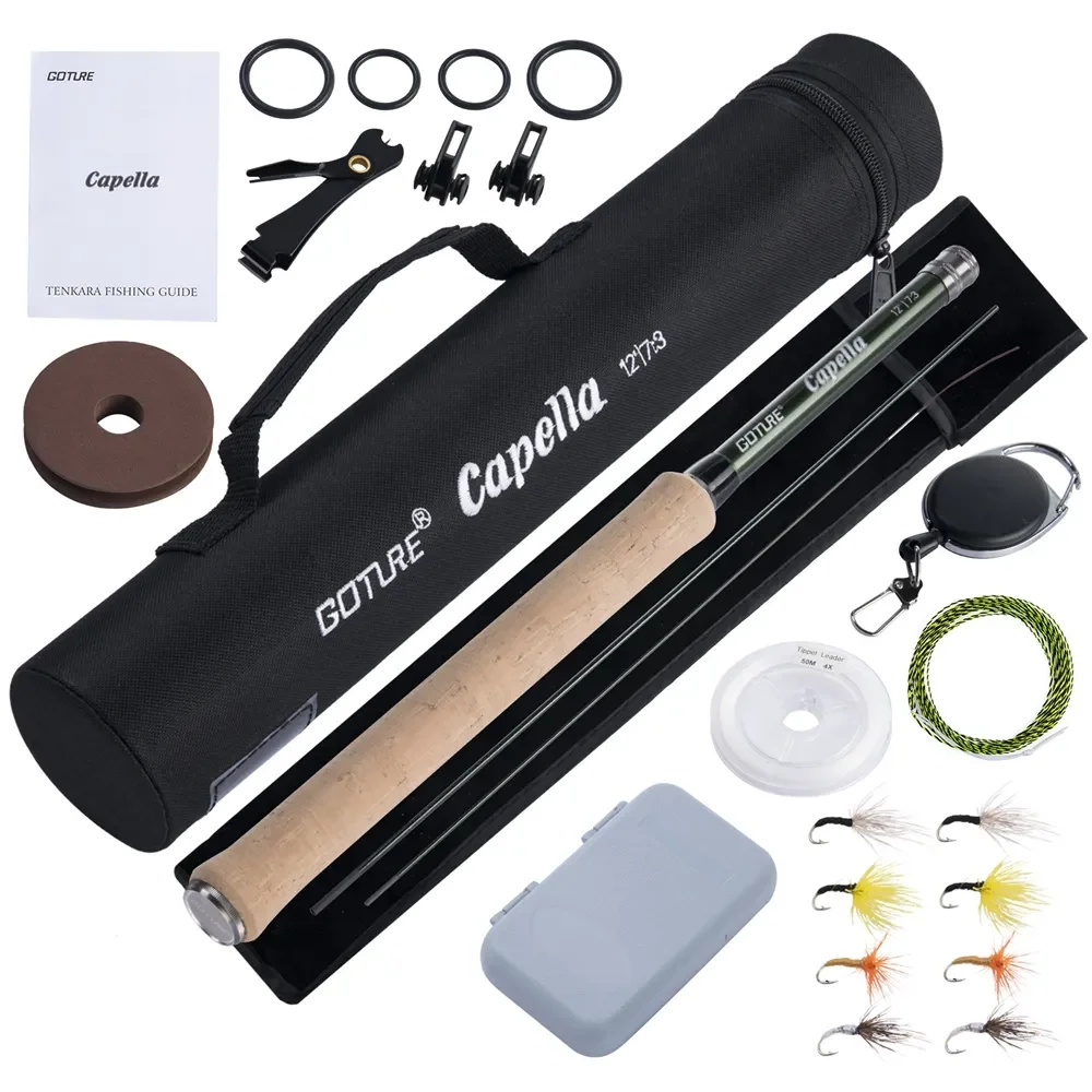 Fishing Rod Carbon Fiber - Goture 12FT Kombinasi Joran Pancing Tenkara