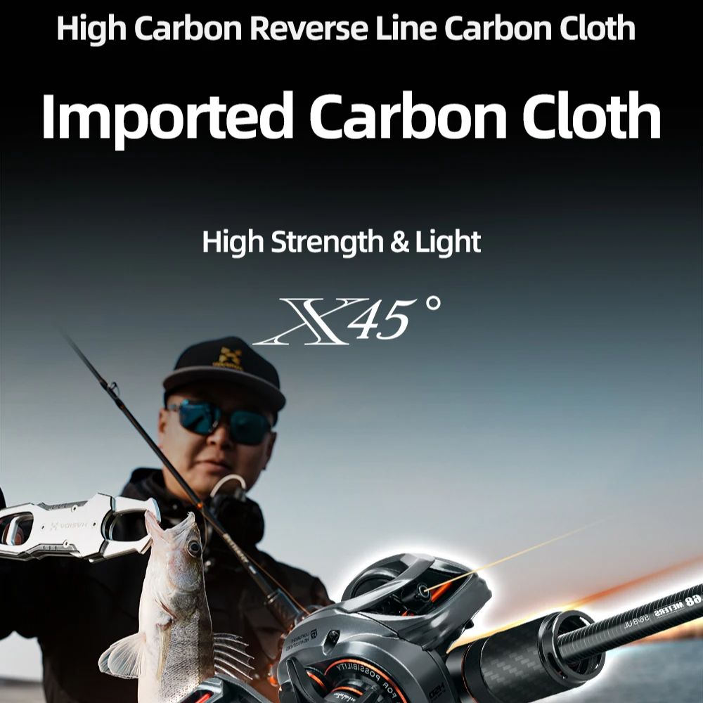 Set Pancing Baitcasting HASIDA - Fishing Rod Carbon Fiber ulasan dan harga