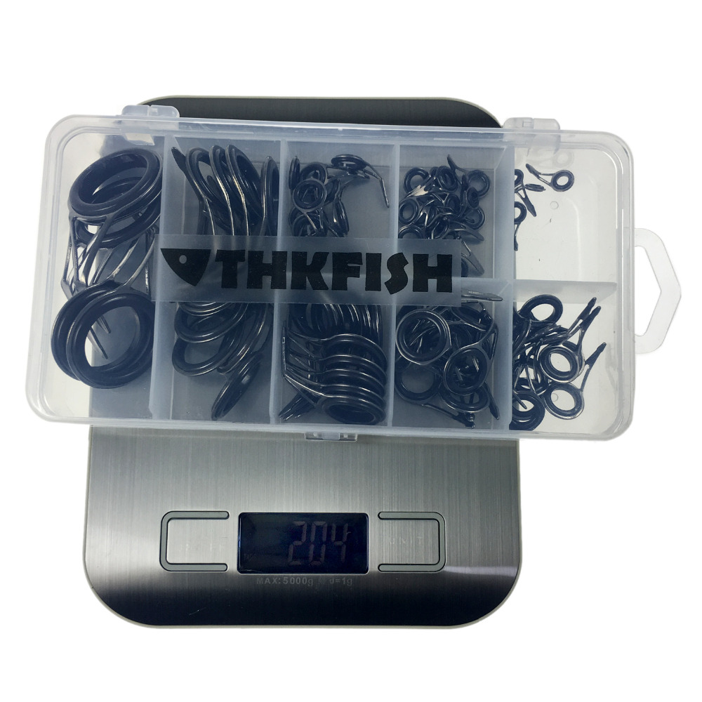 THKFISH 75pcs Kit Perbaikan Pe - Fishing Rod Guide Replacement ulasan dan harga